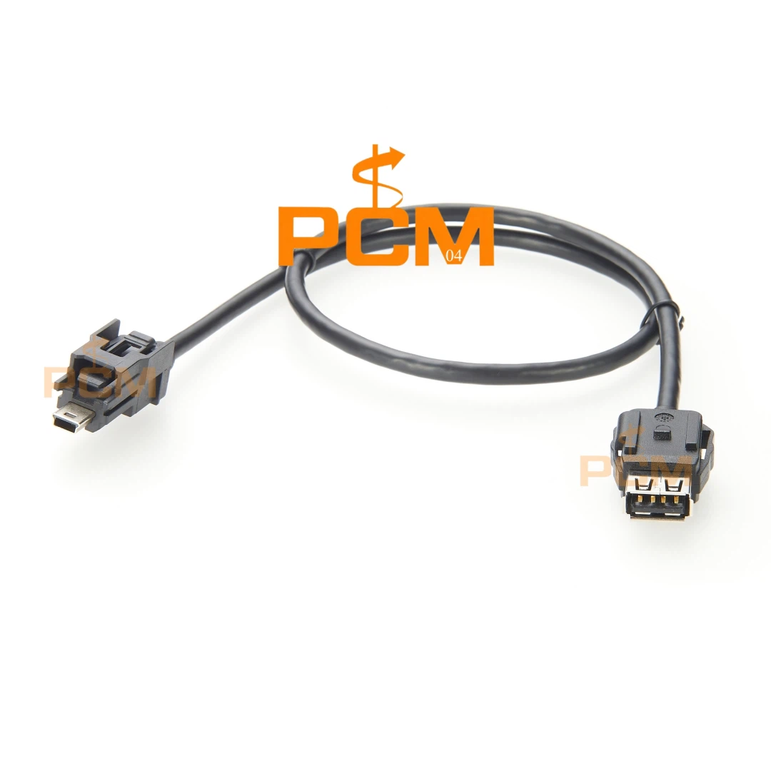 Automotive Ethernet Cable USB2.0 Female To Mini-B Male Cable