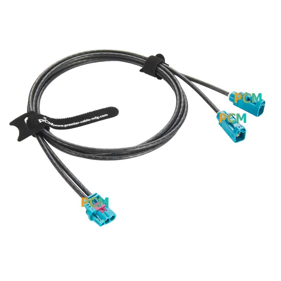 Double Vertical HFM Mini Fakra To 2 Fakra Cable suppliers
