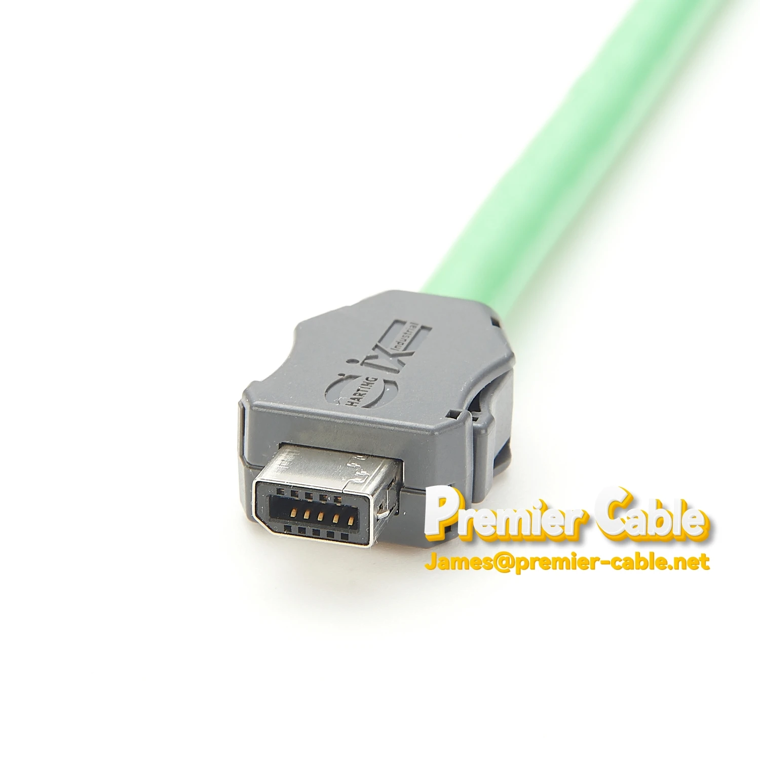 ix Industrial connector A-coded plug to plug Ethernet Cable