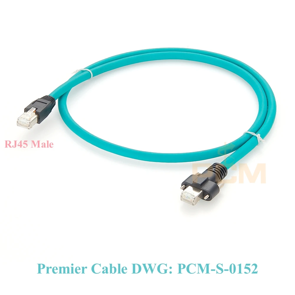 Machine Vision GigE RJ45 High Flex Ethernet Cable 