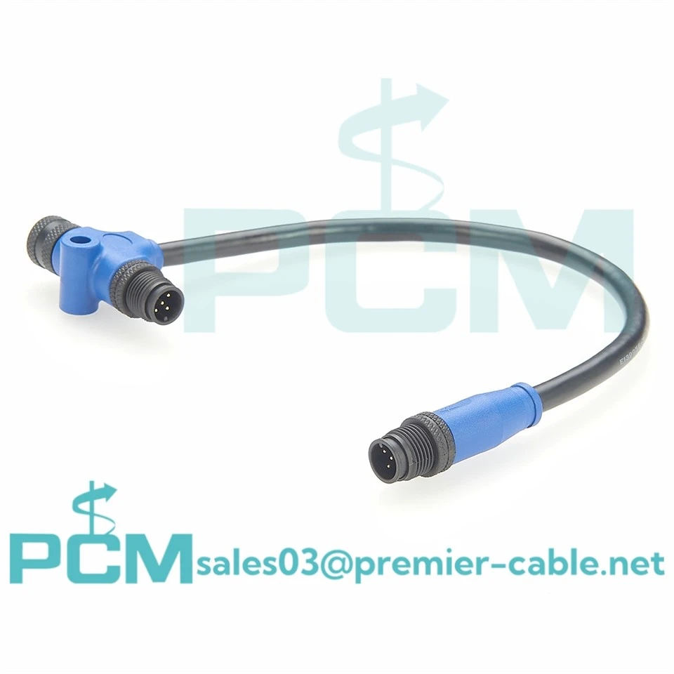 כבל עמוד שדרה זכר NMEA 2000 מחבר T משולב