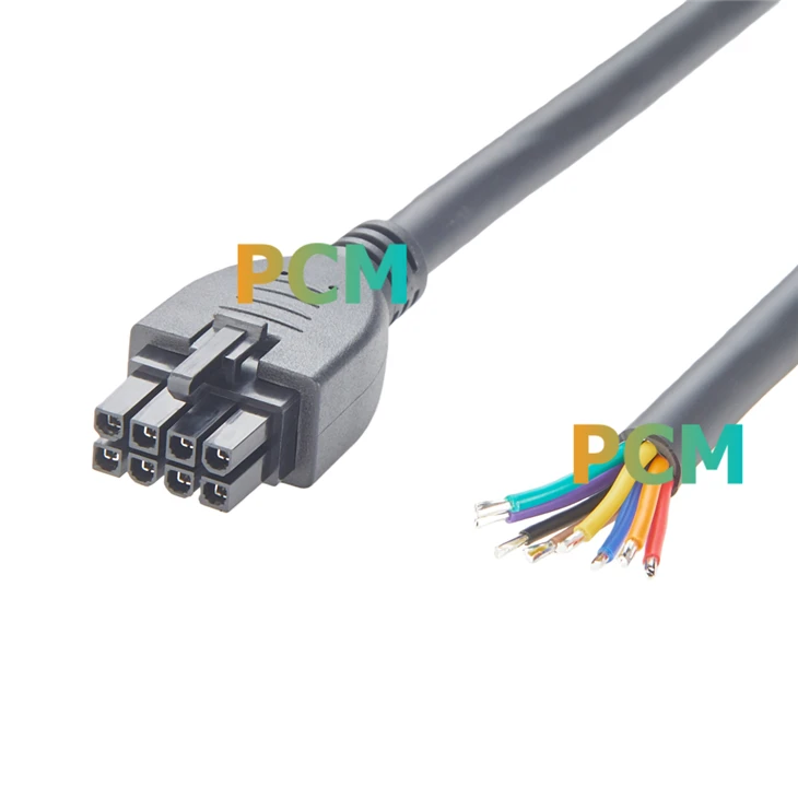 Molex 2153262081 Mini-Fit 8 Pin To Open End Cable