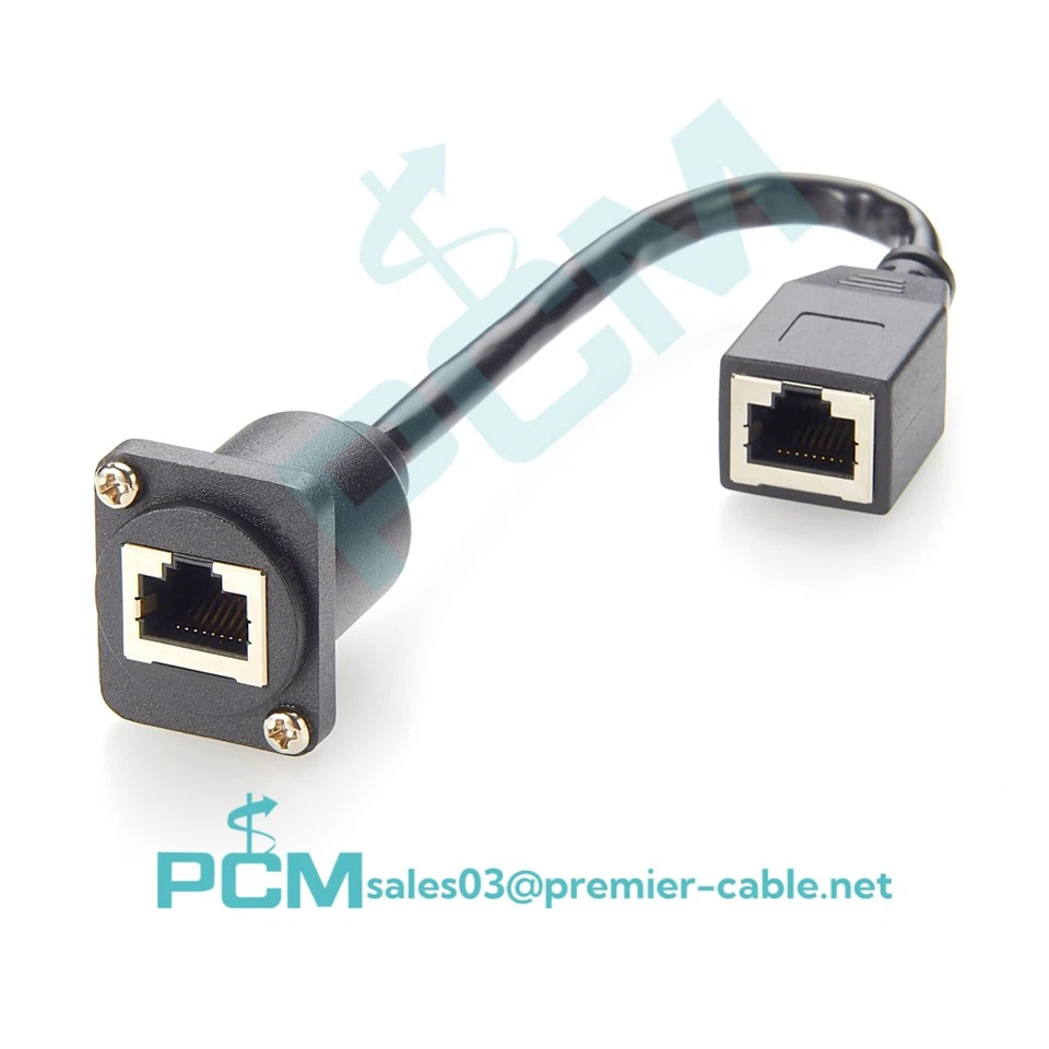 כבל RJ45 להרכבת אוגן בגזרת לוח XLR