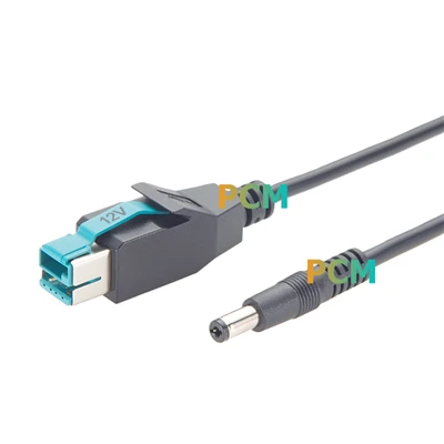 כבל USB 12V ל-DC מופעל עבור מערכת קופה