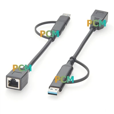 USB-C USB-מתאם A ל-RJ45 Gigabit Ethernet