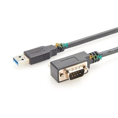 מחבר זווית של USB עד RS232 כבל מודם סדרתי DB9