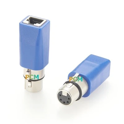 מתאם XLR5M-RJ45M מתאם DMX512 RDM תואם ל- CPOIN
